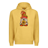 Antique Gold western gnome with sunflowers Premium Hoodie - texasbilliewilder