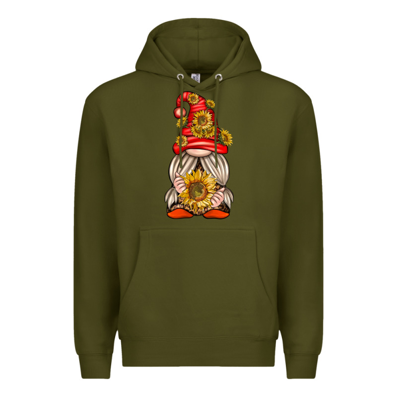 Western Gnome With Sunflowers Premium Hoodie by texasbilliewilder | Teevron