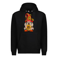 Black western gnome with sunflowers Premium Hoodie - texasbilliewilder