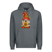 Rock western gnome with sunflowers Premium Hoodie - texasbilliewilder