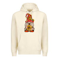 Sandshell western gnome with sunflowers Premium Hoodie - texasbilliewilder