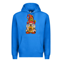 True Royal western gnome with sunflowers Premium Hoodie - texasbilliewilder