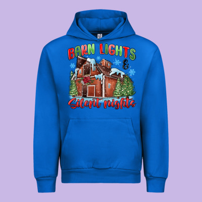 Urban Hoodie barn lights and silent nights