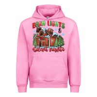 Fuchsia Pink barn lights and silent nights Urban Hoodie - MaliasSmallBusiness
