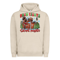 Pigment French Oak barn lights and silent nights Urban Hoodie - MaliasSmallBusiness