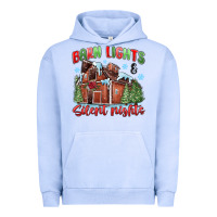 Pigment Grape Ice barn lights and silent nights Urban Hoodie - MaliasSmallBusiness