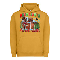 Pigment Peanut Butter barn lights and silent nights Urban Hoodie - MaliasSmallBusiness