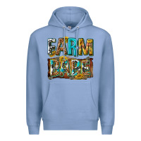 Colony Blue western farm babe Premium Hoodie - texasbilliewilder