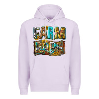 Lilac western farm babe Premium Hoodie - texasbilliewilder