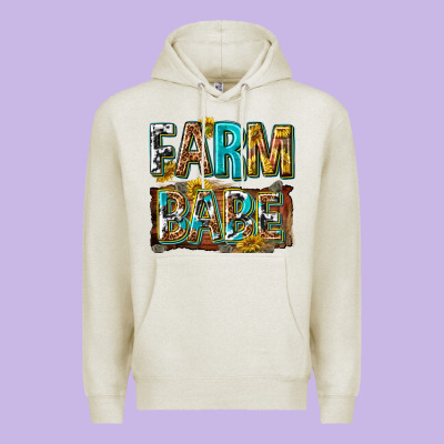 Premium Hoodie western farm babe