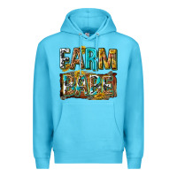 Ocean Blue western farm babe Premium Hoodie - texasbilliewilder
