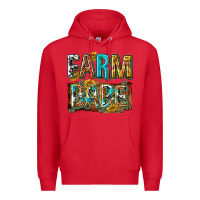Red western farm babe Premium Hoodie - texasbilliewilder