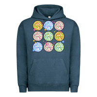 Pigment Midnight Navy disco balls Urban Hoodie - MaliasSmallBusiness