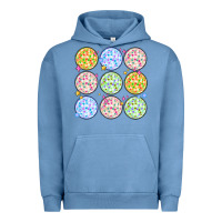 Pigment Pebble Blue disco balls Urban Hoodie - MaliasSmallBusiness