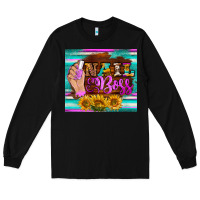 Black nail boss tumbler Long Sleeve Tee - BarkalooDesign