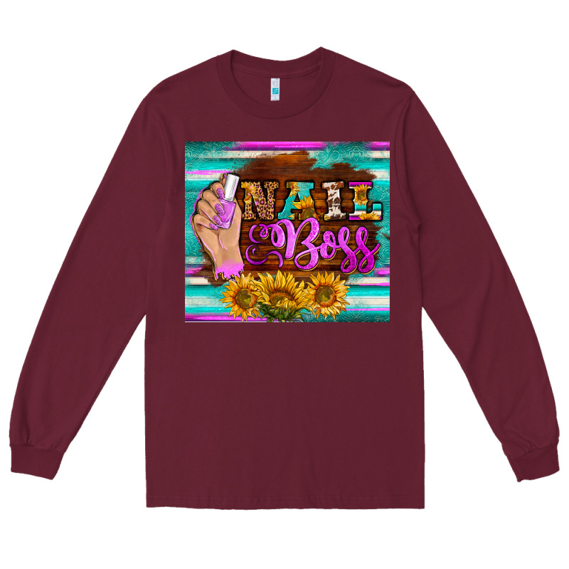 Nail Boss Tumbler Long Sleeve Tee by BarkalooDesign | Teevron