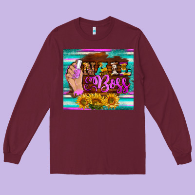 Nail Boss Tumbler Long Sleeve Tee Designed By Barkaloodesign