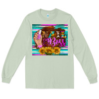 Matcha nail boss tumbler Long Sleeve Tee - BarkalooDesign