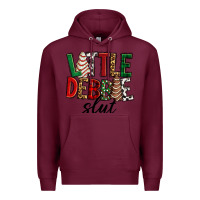 Burgundy Little debbie slut Christmas Premium Hoodie - RanaPortraitStore