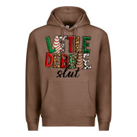 Chestnut Little debbie slut Christmas Premium Hoodie - RanaPortraitStore