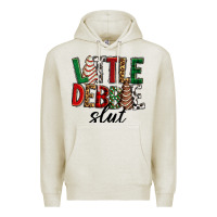 Oatmeal Heather Little debbie slut Christmas Premium Hoodie - RanaPortraitStore