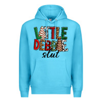 Ocean Blue Little debbie slut Christmas Premium Hoodie - RanaPortraitStore