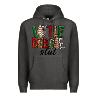 Charcoal Heather Little debbie slut Christmas Premium Hoodie - RanaPortraitStore