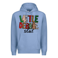 Colony Blue Little debbie slut Christmas Premium Hoodie - RanaPortraitStore
