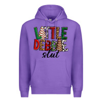 Purple Little debbie slut Christmas Premium Hoodie - RanaPortraitStore