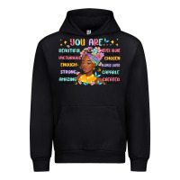 Black you are beautiful victorious enough strong Urban Hoodie - MaliasSmallBusiness