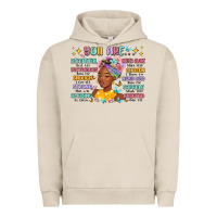 Pigment French Oak you are beautiful victorious enough strong Urban Hoodie - MaliasSmallBusiness