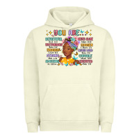 Pigment Pistachio you are beautiful victorious enough strong Urban Hoodie - MaliasSmallBusiness