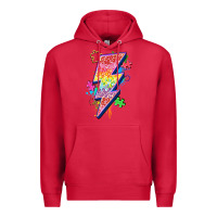 Cardinal lightning bolt autism Premium Hoodie - Zillion Design Studio
