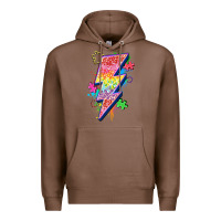 Chestnut lightning bolt autism Premium Hoodie - Zillion Design Studio