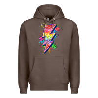 Coffee lightning bolt autism Premium Hoodie - Zillion Design Studio