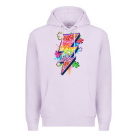 Lilac lightning bolt autism Premium Hoodie - Zillion Design Studio