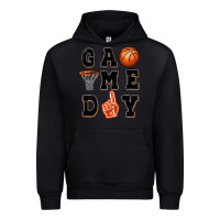 Black basketball game day Urban Hoodie - MaliasSmallBusiness