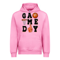 Fuchsia Pink basketball game day Urban Hoodie - MaliasSmallBusiness