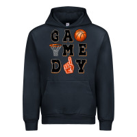 Navy basketball game day Urban Hoodie - MaliasSmallBusiness