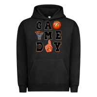 Pigment Black basketball game day Urban Hoodie - MaliasSmallBusiness
