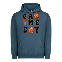 Pigment Midnight Navy basketball game day Urban Hoodie - MaliasSmallBusiness