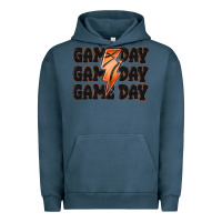 Pigment Midnight Navy game day game day game day basketball Urban Hoodie - MaliasSmallBusiness
