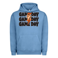Pigment Pebble Blue game day game day game day basketball Urban Hoodie - MaliasSmallBusiness