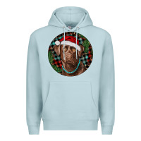 Blue Mist Labrador Retriever Christmas Premium Hoodie - RanaPortraitStore