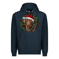 Navy Labrador Retriever Christmas Premium Hoodie - RanaPortraitStore