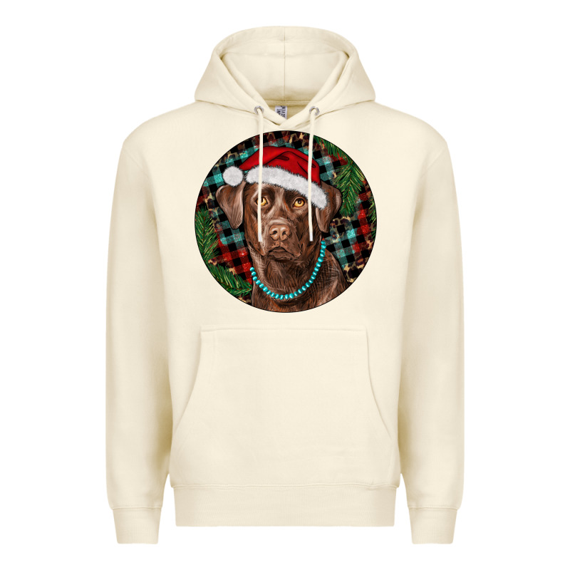 Labrador Retriever Christmas Premium Hoodie by RanaPortraitStore | Teevron