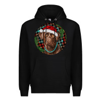 Black Labrador Retriever Christmas Premium Hoodie - RanaPortraitStore