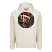 Oatmeal Heather Labrador Retriever Christmas Premium Hoodie - RanaPortraitStore