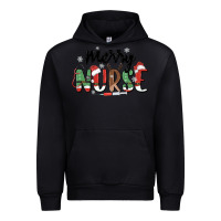 Black merry nurse Urban Hoodie - MaliasSmallBusiness