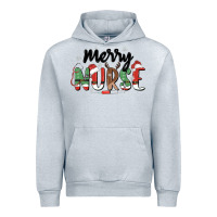 Heather Grey merry nurse Urban Hoodie - MaliasSmallBusiness